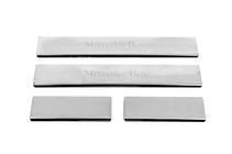 Mercedes ML W164 2005-2011 рр. Накладки на пороги Carmos V1 (4 шт, нерж.) фото 2