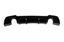 BMW 3 серія E92/E93 2006-2013 рр. Дифузор заднього бампера DPT (для E92 M-Sport, чорний глянець) фото 5