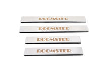 Skoda Roomster 2006-2015 рр. Накладки на пороги Carmos (4 шт., нерж.) фото 1