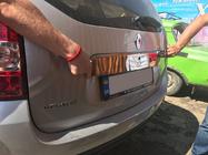 Renault Duster 2008-2017 рр. Планка над номером Цілісна (нерж.) фото 4