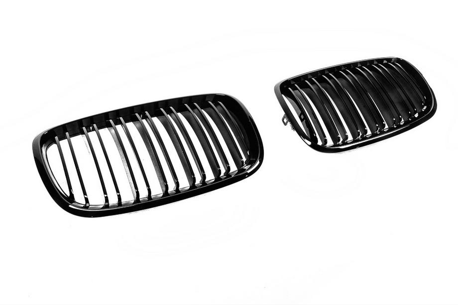 BMW X6 E71 2008-2014 рр. Ніздрі M-Look V2 (чорний глянець) Фото 4