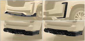 Cadillac Escalade 2020- рр. Комплект обвісів MNR Carbon фото 9