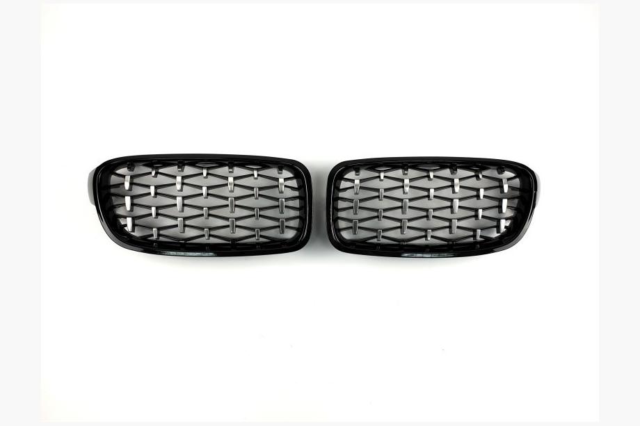 BMW 3 серія F30/F31 2012-2019 рр. Ніздрі Diamond Silver Фото 2