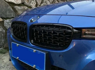 BMW 3 серія F30/F31 2012-2019 рр. Ніздрі Diamond Black фото 2