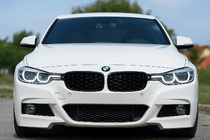 BMW 3 серія F30/F31 2012-2019 рр. Ніздрі Diamond Black фото 1