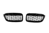 BMW 3 серія F30/F31 2012-2019 рр. Ніздрі Diamond Black фото 3