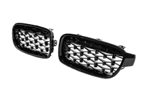 BMW 3 серія F30/F31 2012-2019 рр. Ніздрі Diamond Black фото 4