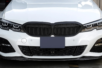 BMW 3 серія G20/G21 2018- рр. Ніздрі M-Look V2 (2018-2022, чорний матовий) фото 1