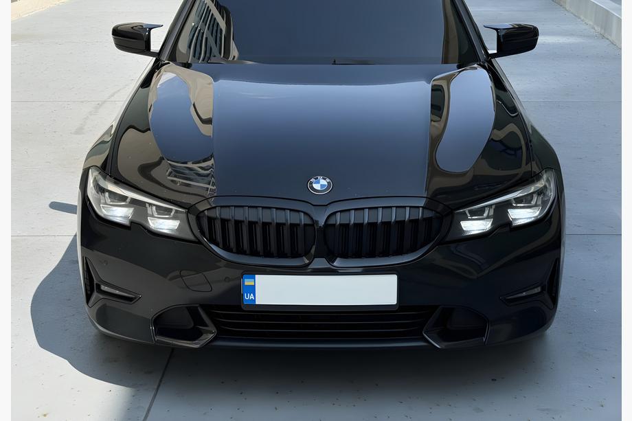 BMW 3 серія G20/G21 2018- рр. Ніздрі 1 Bar (2018-2022, чорний глянцевий) Фото 1