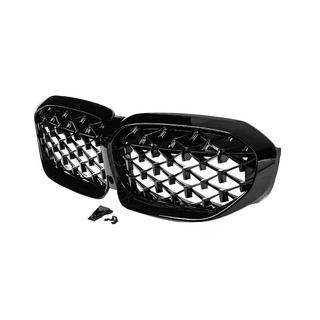 Ніздрі Diamond Black (2018-2022, чорна окантовка) BMW 3 серія G20/G21 2018- рр. фото 3