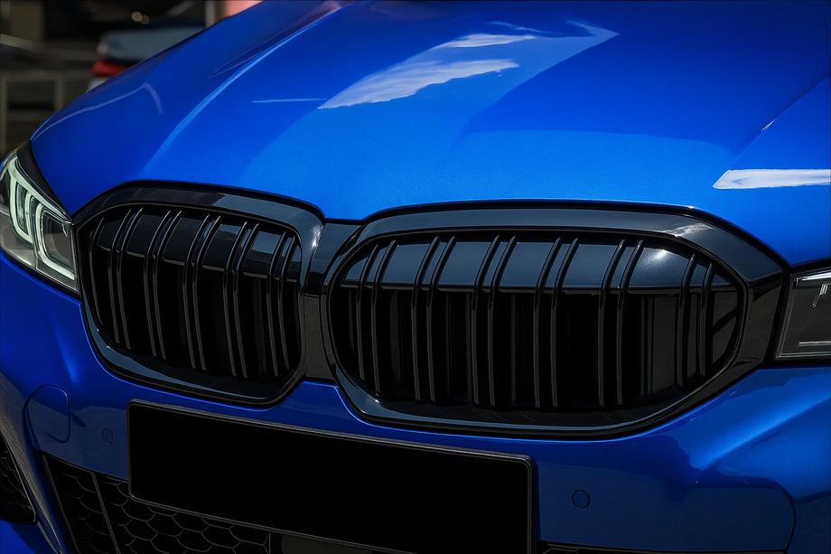 BMW 3 серія G20/G21 2018- рр. Ніздрі M-Look (2022+, чорний глянцевий) Image
