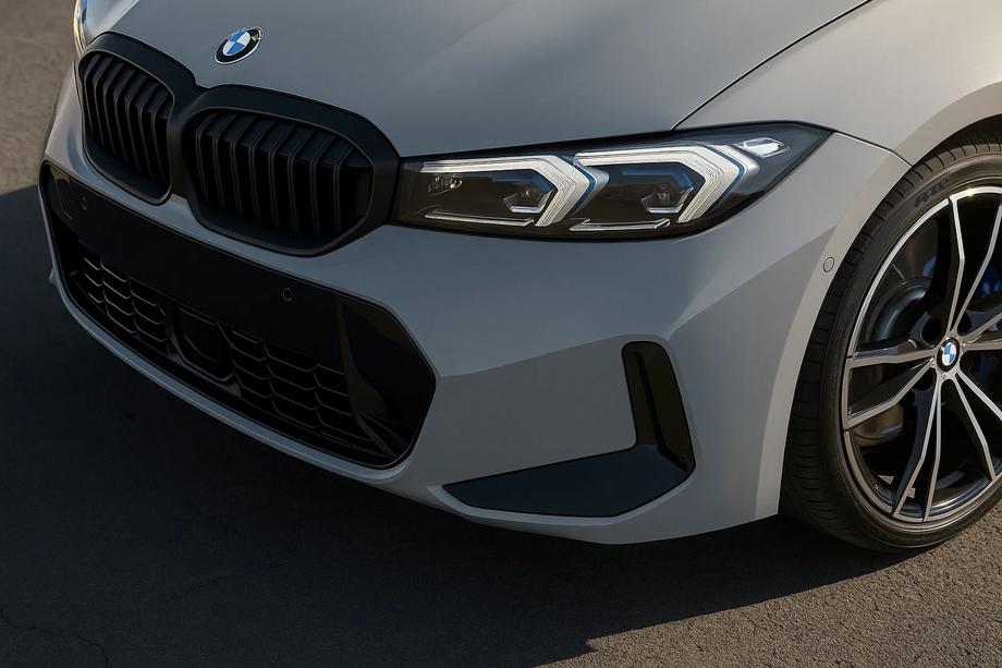 BMW 3 серія G20/G21 2018- рр. Ніздрі 1 Bar (2022+, чорний матовий) Фото 1