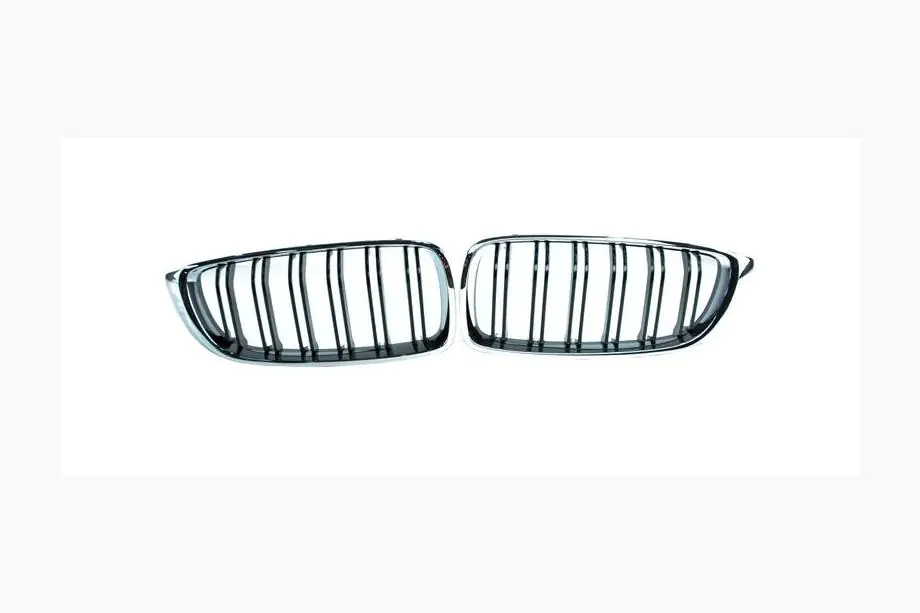 BMW 4 серія F32/F33/F36 2012-2020 рр. Ніздрі M-Look (чорний глянець з хром окантовкою) Фото 2