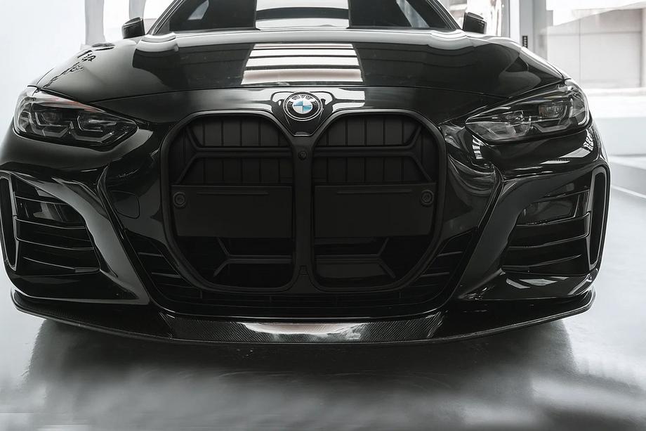 BMW 4 серія G22/23/26 2020- рр. Ніздрі CS-Style (для G22/23, чорний матовий) Фото 1