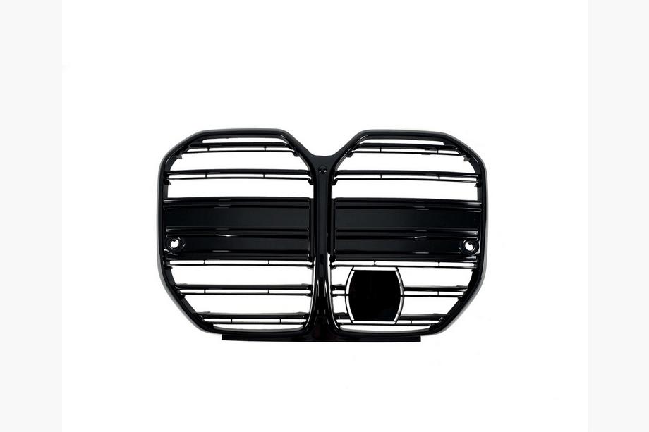 BMW 4 серія G22/23/26 2020- рр. Ніздрі M-Look (для G26, чорний глянцевий) Фото 2