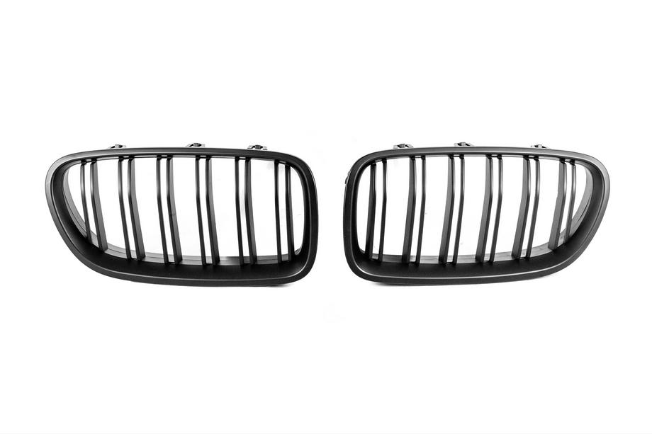 BMW 5 серія F10/F11 2010-2016 рр. Ніздрі M-Look (чорний матовий) Фото 2