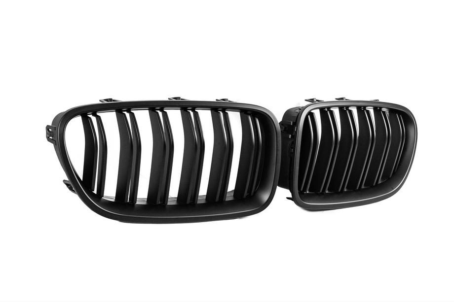 BMW 5 серія F10/F11 2010-2016 рр. Ніздрі M-Look (чорний матовий) Фото 4