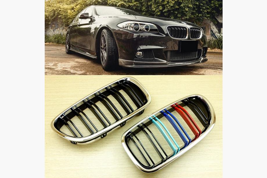BMW 5 серія F10/F11 2010-2016 рр. Ніздрі M-Look (M-Color з хром окантовкою) Фото 3
