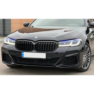 Ніздрі 1 Bar (2021+, чорний глянцевий) BMW 5 серія G30/G31 2017-2023 рр. фото 2