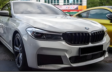 BMW 6 серія G32 2017- рр. Ніздрі M-Look (2017-2020, чорний глянець) фото 1