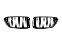 BMW 6 серія G32 2017- рр. Ніздрі M-Look (2017-2020, чорний глянець) фото 4