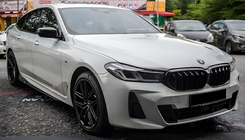 BMW 6 серія G32 2017- рр. Ніздрі M-Look (2020-2023, чорний глянець) фото 1