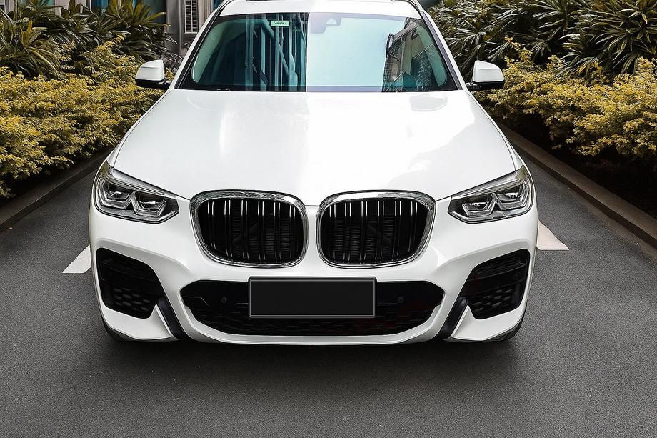 BMW X3 G01 2018- рр. Ніздрі M-Look (2018-2021, чорний глянець з хром окантовкою) Image