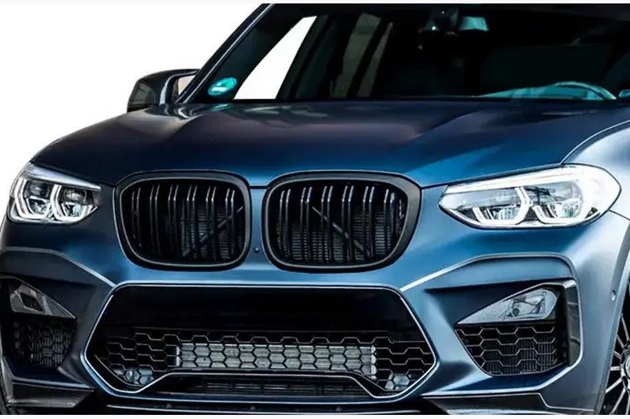 BMW X4 G02 2018- рр. Ніздрі M-Look (2018-2021, чорний матовий) Фото 1