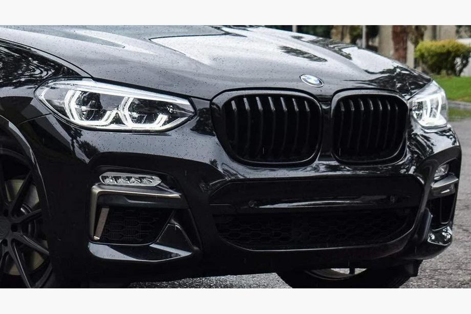 BMW X3 G01 2018- рр. Ніздрі 1 Bar (2018-2021, чорний глянцевий) Фото 4