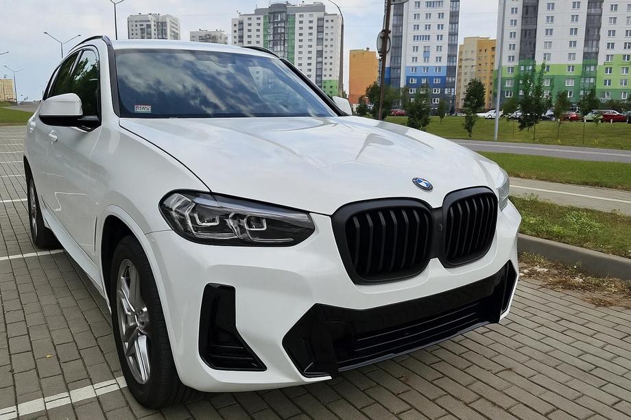 BMW X3 G01 2018- рр. Ніздрі 1 Bar (2021+, чорний матовий) Фото 1