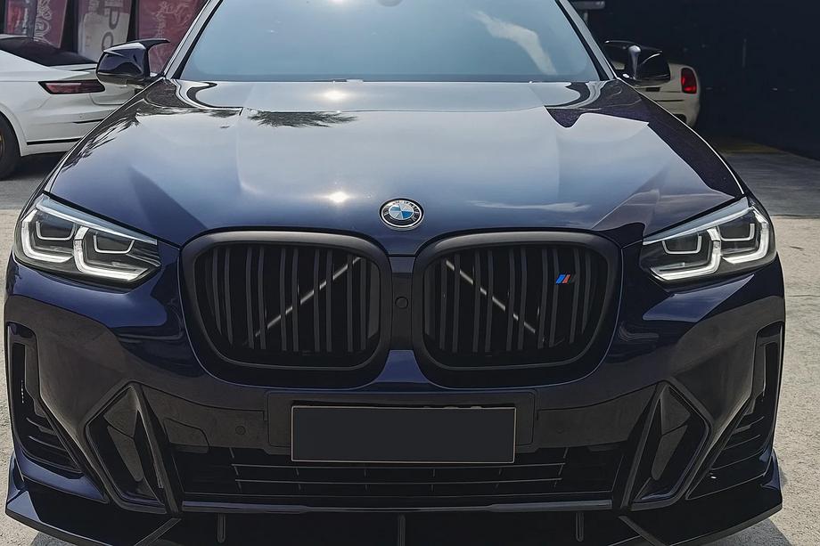 BMW X3 G01 2018- рр. Ніздрі M-Look (2021+, чорний матовий) Фото 3