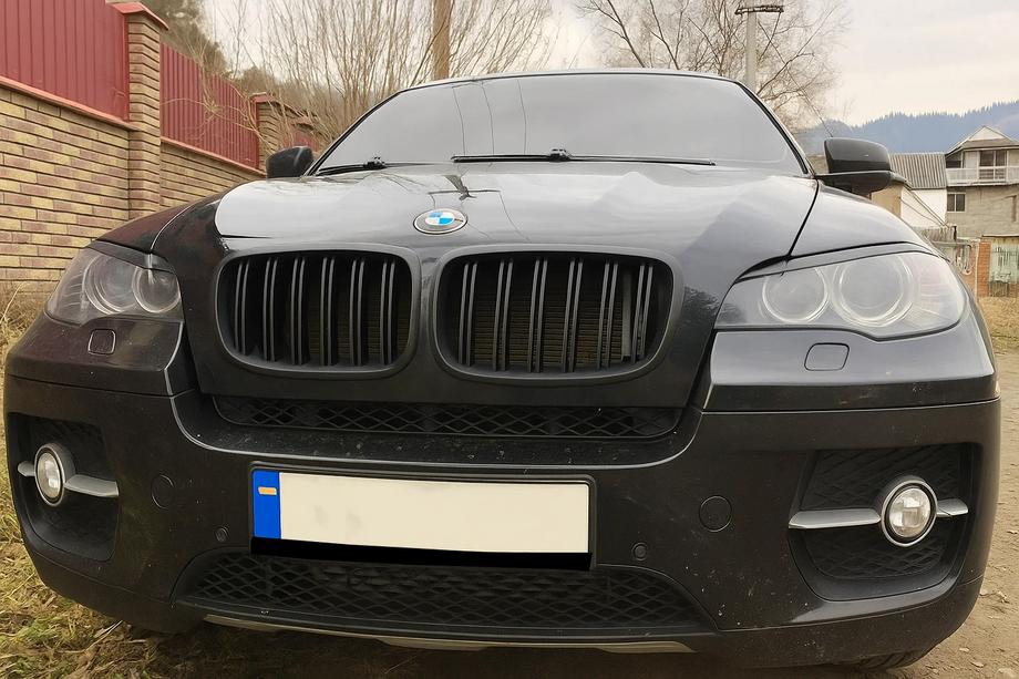 BMW X5 E70 2007-2013 рр. Ніздрі M-Look (чорний матовий) Фото 2