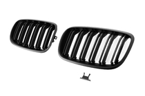 BMW X6 E71 2008-2014 рр. Ніздрі M-Look (чорний матовий) фото 4