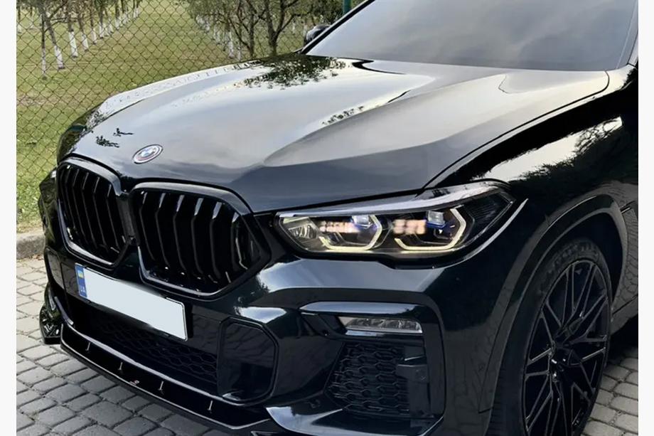 BMW X6 G06 2019-2027 рр. Ніздрі 1 Bar (2019-2022, чорний глянцевий) Фото 7