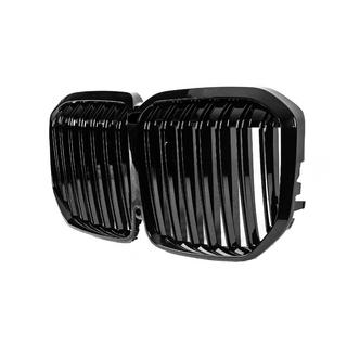 Ніздрі M-Look (2019-2022, чорний глянцевий) BMW X7 G07 2019- рр. фото 4