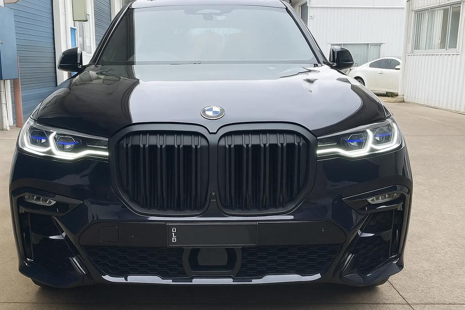 BMW X7 G07 2019- рр. Ніздрі M-Look (2019-2022, чорний матовий) Фото 1