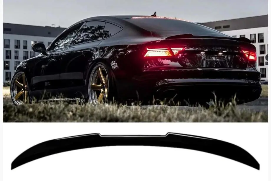Audi A7 2010-2018 рр. Спойлер DPT V2 (Sedan, чорний глянець)