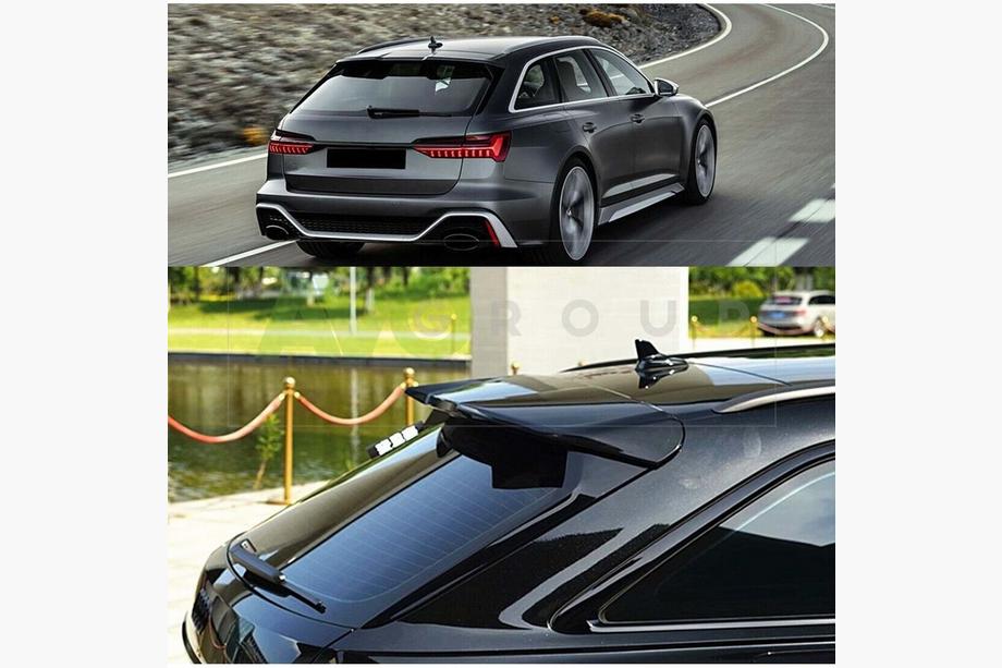 Audi A6 C8 2018-2025 рр. Спойлер DPT V2 (Avant, чорний глянець) Image