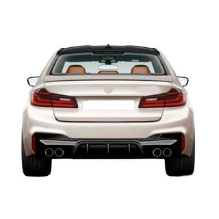 Задній дифузор DPT (для M-Sport/M5 F90, чорний глянець) BMW 5 серія G30/G31 2017-2023 рр. фото 1