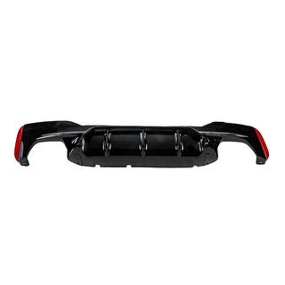 Задній дифузор DPT (для M-Sport/M5 F90, чорний глянець) BMW 5 серія G30/G31 2017-2023 рр. фото 3