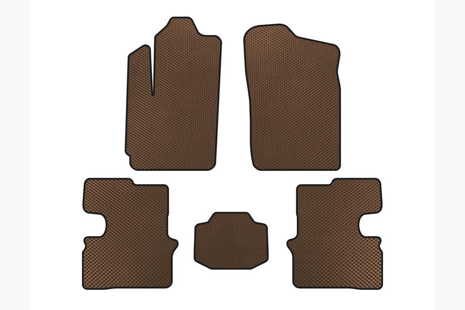 Chery M11 2008- рр. Килимки EVA (Коричневий) Image