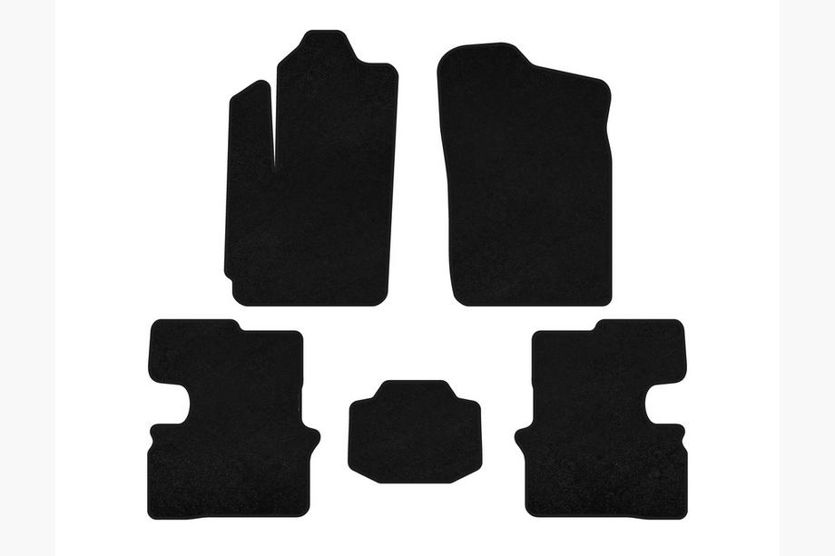 Chery M11 2008- рр. Килимки текстильні Premium (Чорний) Image