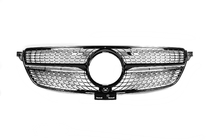 Mercedes GLE/ML сlass W166 2011-2018 рр. Тюнінг решітка Diamond Black (GLE) Без камери фото 2