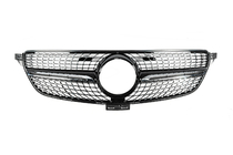 Mercedes GLE/ML сlass W166 2011-2018 рр. Тюнінг решітка Diamond Black (GLE) Без камери фото 6