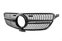 Mercedes GLE/ML сlass W166 2011-2018 рр. Тюнінг решітка Diamond Black (GLE) Без камери фото 7