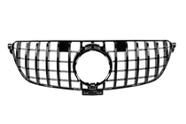 Mercedes GLE coupe C292 2015-2019 рр. Тюнінг решітка радіатора (GT Panamericana Black) фото 2