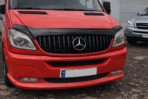 Mercedes Sprinter W906 2006-2018 рр. Передня решітка GT Panamericana Black (2006-2013) фото 1