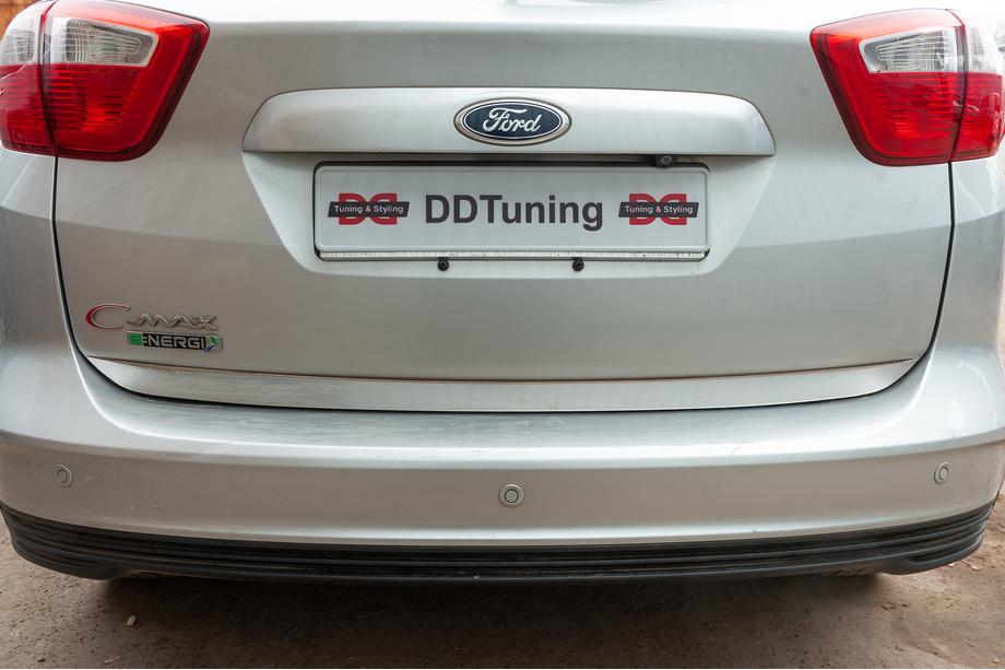 Ford C-Max/Grand C-Max 2010-2019 рр. Кромка багажника (нерж.) OmsaLine - Італійська нержавійка Фото 5