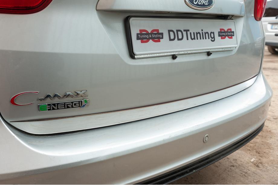 Ford C-Max/Grand C-Max 2010-2019 рр. Кромка багажника (нерж.) OmsaLine - Італійська нержавійка Фото 6