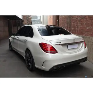 Задній бампер під дифузор (AMG C63-designs 2014-2021) Mercedes C-сlass W205 2014-2021 рр. фото 1